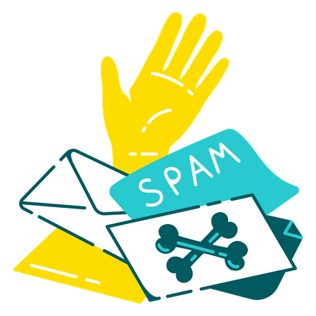 Spam Mailing  Illustration