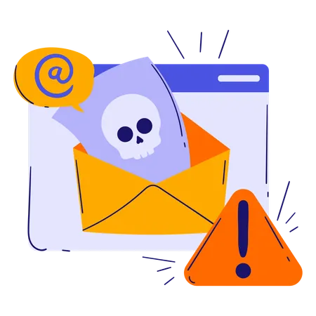 Spam Message  Illustration