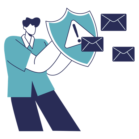 Spam Message  イラスト