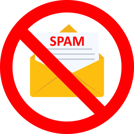 Spam-Postfach  Illustration