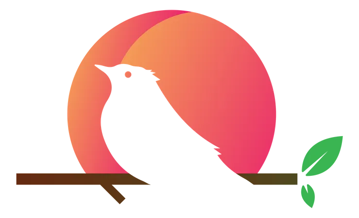 Sparrow Bird  Illustration