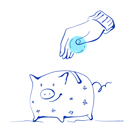 Sparschwein  Illustration