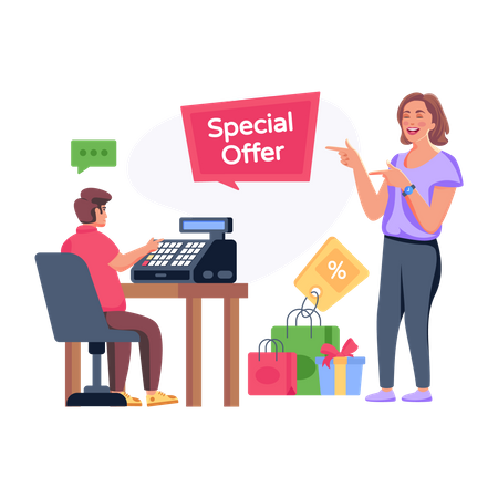 Special Offer  イラスト