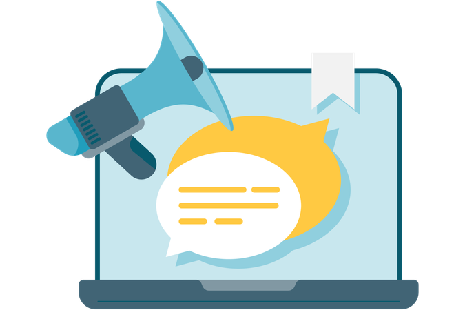 Speech bubbles dialog  Illustration