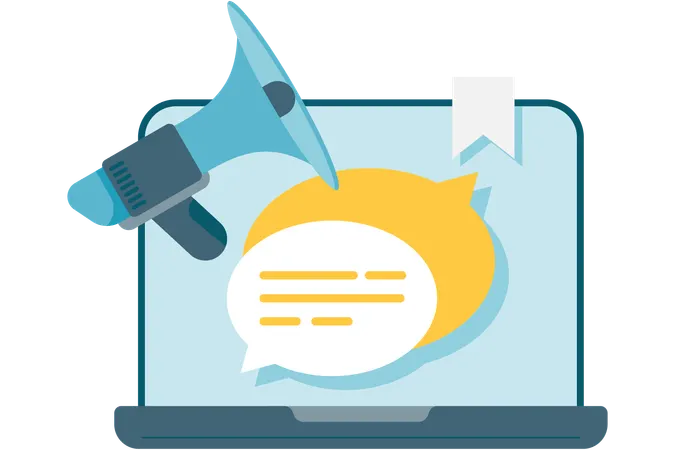 Speech bubbles dialog  Illustration
