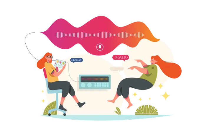 Speech Recognition  Illustration