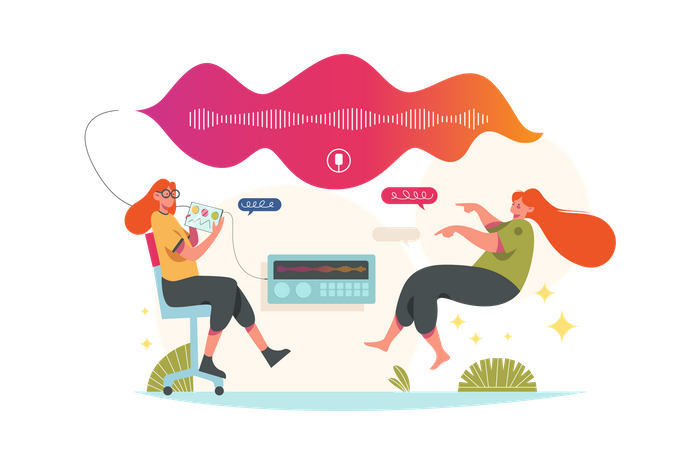 Speech Recognition  일러스트레이션