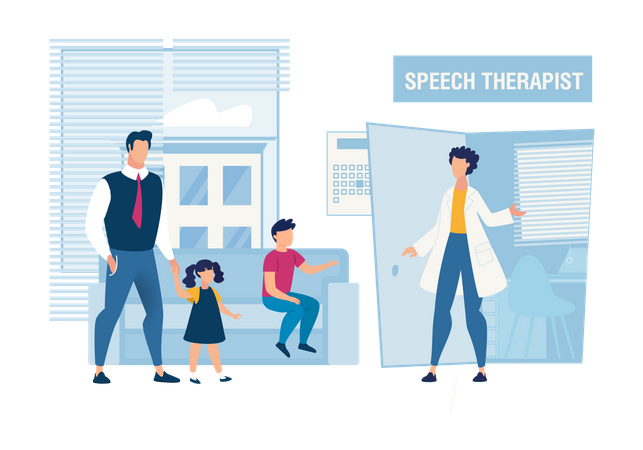 Speech Therapist Illustration