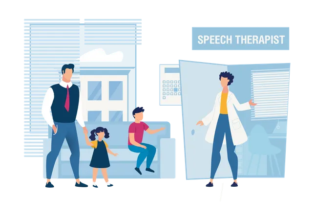 Speech Therapist Illustration