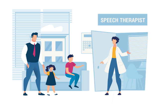 Speech Therapist  Illustration