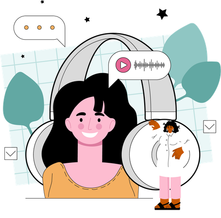 Speech Therapy  Illustration