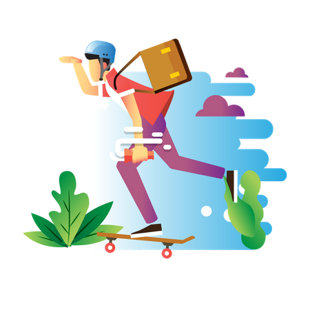 Speed delivery  Illustration