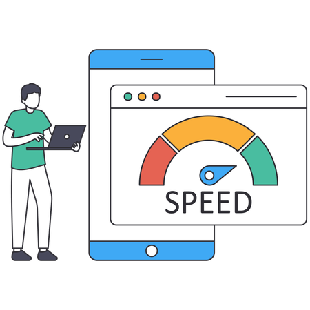 Speed Test  Illustration