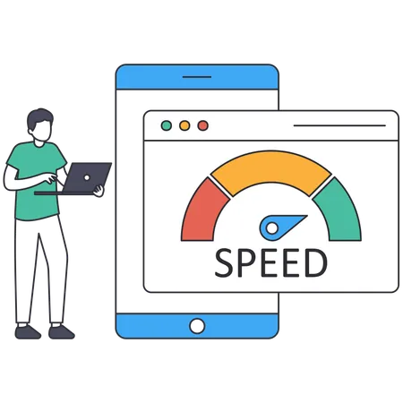 Speed Test  Illustration