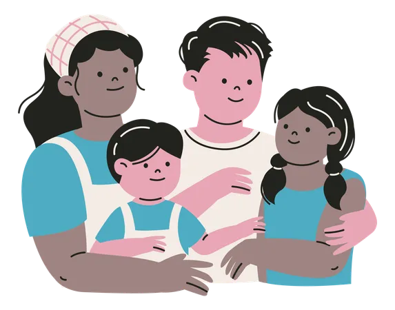 Spend Time with Family  Illustration