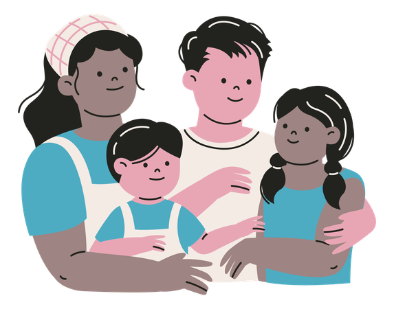 Spend Time with Family  Illustration