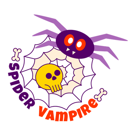 Spider vampire  Illustration