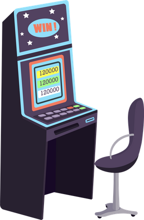 Spielautomaten  Illustration