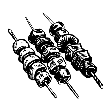 Spieße  Illustration