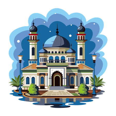 Spiritual Mosque  Illustration