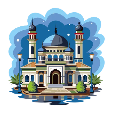 Spiritual Mosque  Illustration