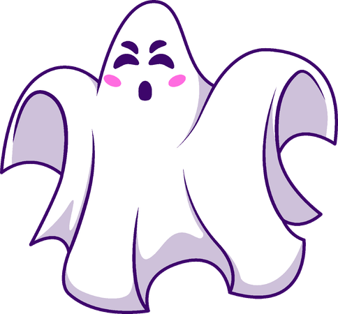 Spooky Ghost  Illustration