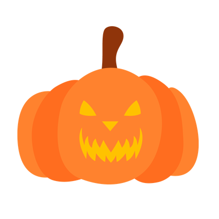 Spooky pumpkin  Illustration