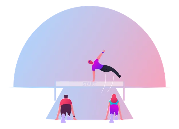 Sport Challenge  Illustration