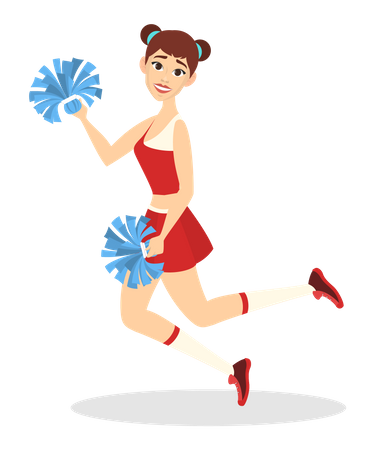 Sport Cheerleader Illustration