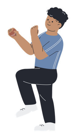 Sport Cricket Practice  Illustration