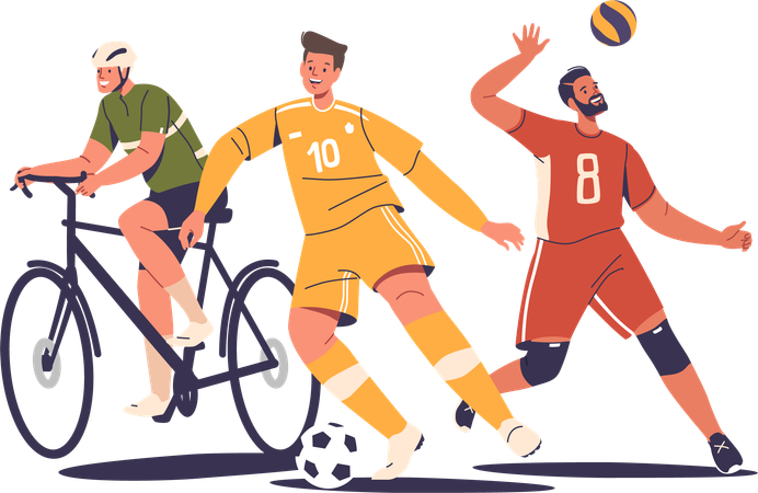 Sport player  Illustration