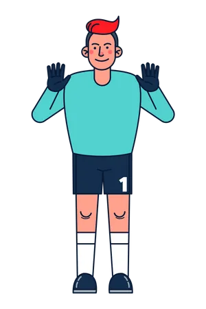 Sportler  Illustration