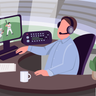 illustration commentator