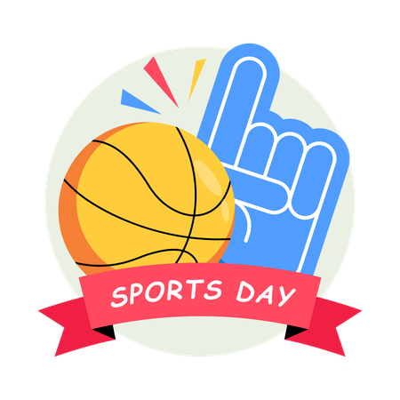 Sports Day at School  Illustration