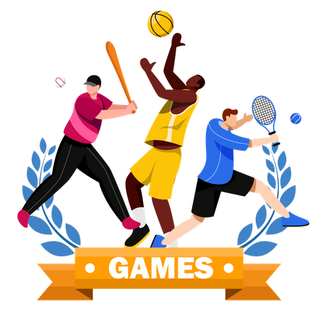 Sports Day  Illustration