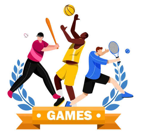 Sports Day  Illustration