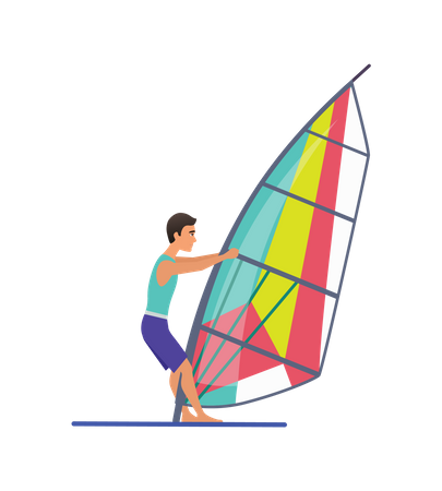 Sports nautiques  Illustration