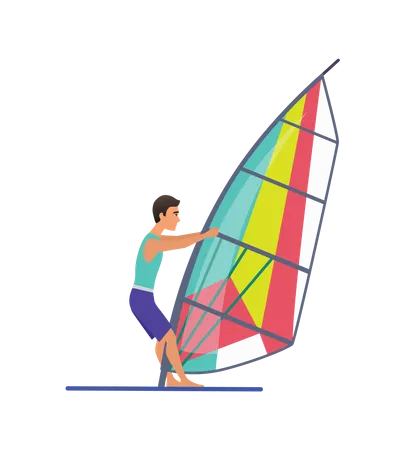 Sports nautiques  Illustration