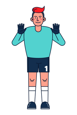 Sports person Illustration