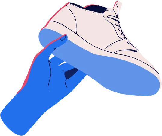 Sports sneakers shoes  Illustration