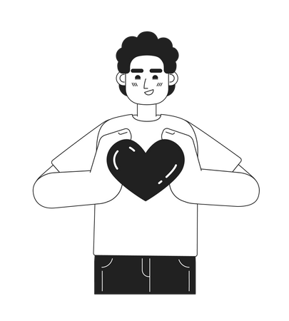 Spread love to others  일러스트레이션