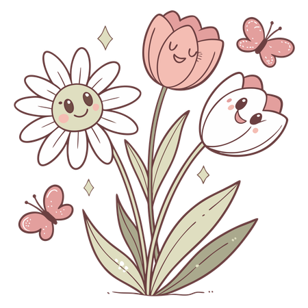 Spring flower  Illustration