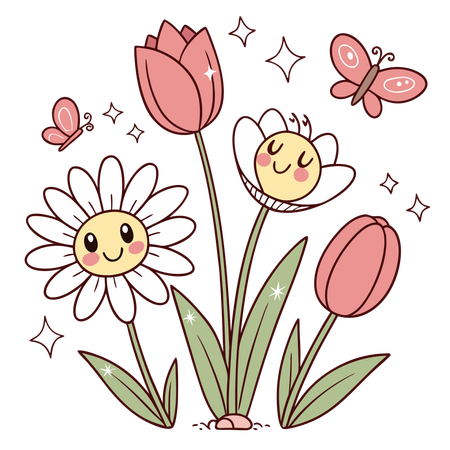 Spring flower  Illustration