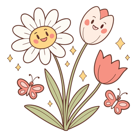 Spring flower  Illustration