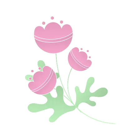 Spring Flowers  Illustration