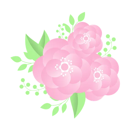 Spring Flowers  Illustration