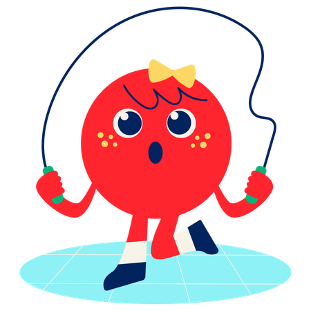Springseil  Illustration