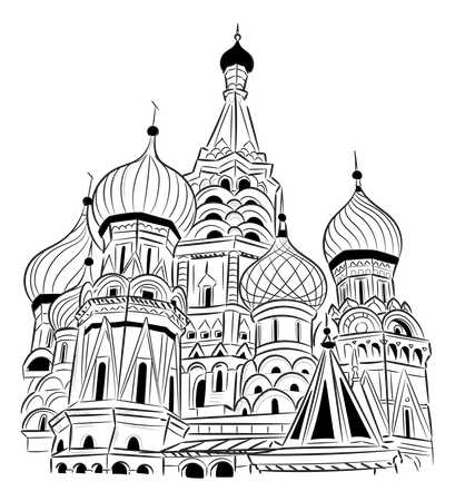 St Basil Cathedral  Illustration