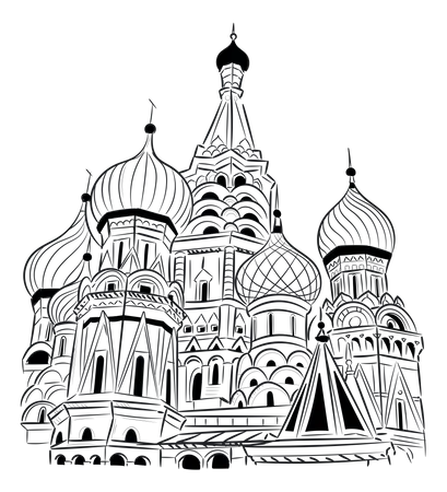 St Basil Cathedral  Illustration