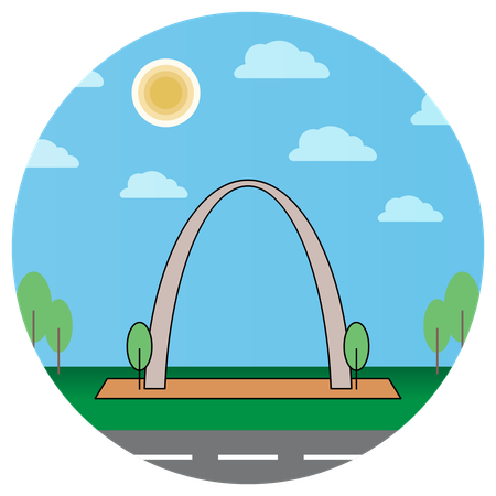 St Louis Missouri USA  Illustration